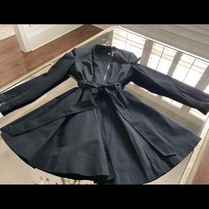 Black trench coat